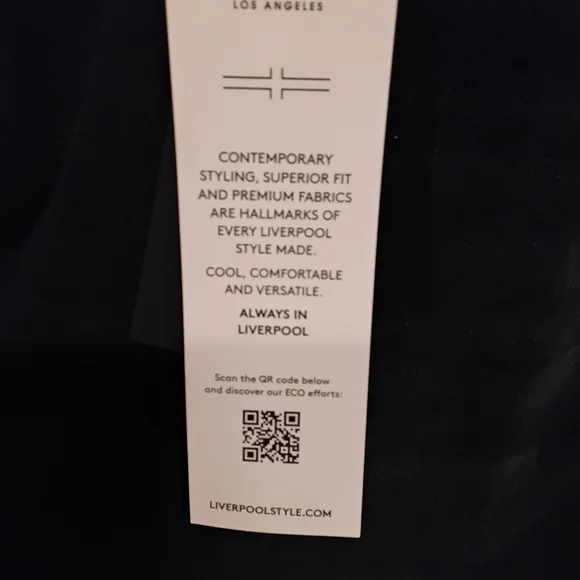 NWT Liverpool Black High Waist Ankle Non-Skinny Skinny Jeans 14 Firm Price - Picture 3 of 6